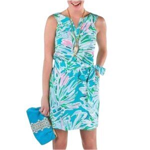 Lilly Pulitzer Giuliana Dress Snorkel Blue Sleeveless